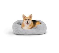 Best Friends by Sheri Coussin Soothe & Snooze Lux pour Chien - Mousse - rectangulaire - Lavable - Gris - M/76 x 51 cm