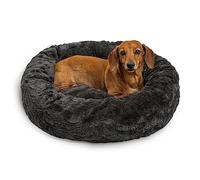 Best Friends by Sheri The Original Calming Donut - Coussin pour Chat/Chien Lux - Fausse Fourrure - Vison - S/58 x 58cm