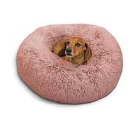 Best Friends by Sheri The Original Calming Donut - Coussin pour Chat/Chien Shag - Vieux Rose - S/58 x 58 cm