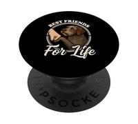 Best Friends Chien à Poil Dur Pointant Griffon Lovers PopSockets PopGrip Adhésif