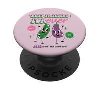 Best Friends Forever - Life is Better with You (Graphique BFF) PopSockets PopGrip Adhésif