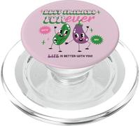 Best Friends Forever - Life is Better with You (Graphique BFF) PopSockets PopGrip pour MagSafe