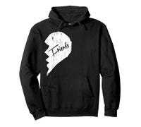 Best Friends Lot de 2 Paires de cœurs brisés Sweat à Capuche