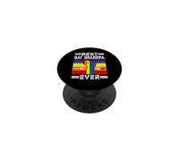 Best Gay Grandpa Ever LGBTQ Rainbow Flag LGBT Pride Month PopSockets PopGrip Adhésif