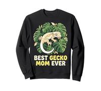 Best Gecko Mom Lilly White Morph Lizard Crête Reptile Sweatshirt
