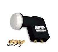 BEST GERMANY LNB Twin High Gain 70 DB + 4 FICHES F