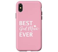 Best God Mom Ever Godmother Mothers Day God Mother Birthday Coque pour iPhone X/XS