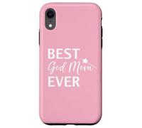Best God Mom Ever Godmother Mothers Day God Mother Birthday Coque pour iPhone XR