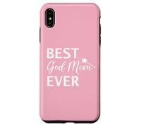 Best God Mom Ever Godmother Mothers Day God Mother Birthday Coque pour iPhone XS Max