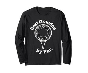 Best Grandpa by par Funny Golf Grandpa Design rétro Manche Longue