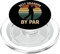 Best Grandpa by par Golf Vintage pour la fête des pères golfeurs Hommes PopSockets PopGrip pour MagSafe