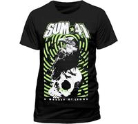 Best Graphic Tees Men's Sum 41' Crow Crew Neck Design Short Sleeve T Shirts Manches Courtes(3X-Large)
