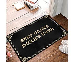 Best Grave Digger Ever Tapis de sol imperméable en fausse fourrure
