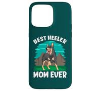 Best Heeler Mom Ever Amoureux des Chiens de bétail australiens Coque pour iPhone 15 Pro Max