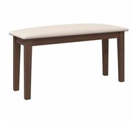 BEST-HOME Banc 90 cm marron bois massif caoutchouc,1parcel8241