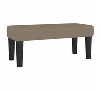 BEST-HOME Banc banquette bout de lit - Taupe 70x30x30 cm tissu,1parcel2932