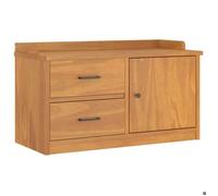 BEST-HOME Banc de couloir banc d'entrée banc à chaussures SANDNES 87x40x50 cm bois de pin massif 1parcel4064