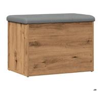 BEST-HOME Banc de rangement - Compartiments de rangement - chêne artisanal 62x42x45 cm bois d'ingénierie,1parcel1393