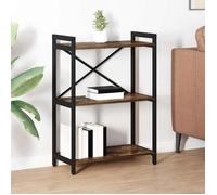 BEST-HOME Bibliothèque moderne - armoire à livres - Chêne fumé 60x30x83cm - Bois d'ingénierie kvci52781