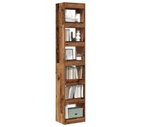 BEST-HOME Bibliothèque moderne - armoire à livres -/Cloison de séparation vieux - Bois 40x30x198cm kvci39041