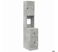 BEST-HOME Buffet de cuisine - Cabinet de Rangement Armoire de cuisine Gris 35x50x180 cm - aspect bois d'ingénierie,1parcel2375