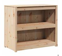BEST-HOME Buffet de cuisine - Cabinet de Rangement Armoire de cuisine Marron 106x55x92 cm Bois de pin massif,1parcel8743
