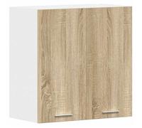 BEST-HOME Buffet de cuisine - Cabinet de Rangement Armoire suspendue ""Lyon"" Chêne Sonoma 60x31x60 cm - aspect bois d'ingénierie,