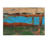 BEST-HOME Dessus de table - Plateau de Table de Remplacement ""rectangulaire"" 60x90cm 25-27 mm Bois récupéré kvci84562