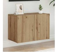 BEST-HOME Meuble TV mural - Armoire De Télévision suspendu, chêne artisanal 60x30x41 cm - Installation murale nvq4292