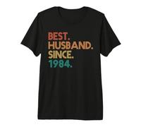 Best Husband Since 1984 42 Years 42nd Wedding Anniversary T-Shirt Haut de Gamme