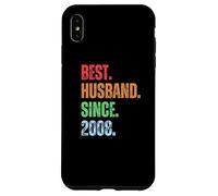 Best Husband Since 2008, 17th Anniversary Husband Coque pour iPhone XS Max