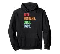Best Husband Since 2009, 16th Anniversary Husband Sweat à Capuche
