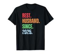 Best Husband Since 2025, Newlywed Anniversary Husband T-Shirt
