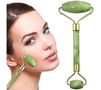 Best Jade Roller - Solution ultime de soin de la peau pour anti-âge et anti-rides - Rouleau 100% pierre de jade naturelle est également parfait comme masseur pour le cou et les yeux gonflés (vert)