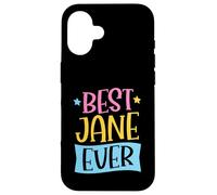 Best Jane Ever Prénom personnalisé Assorti Coque pour iPhone 16
