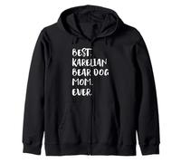 Best Karelian Bear Dog Mom Ever Chien d'ours de Carélie Sweat à Capuche