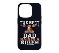 Best Kind of Dad Raises A Biker Father Pride Moto Coque pour iPhone 14 Pro