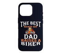 Best Kind of Dad Raises A Biker Father Pride Moto Coque pour iPhone 16 Pro