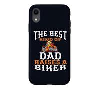 Best Kind of Dad Raises A Biker Father Pride Moto Coque pour iPhone XR