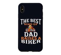 Best Kind of Dad Raises A Biker Father Pride Moto Coque pour iPhone XS Max