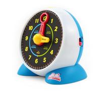 BEST LEARNING Horloge d'apprentissage - Apprendre à dire l'heure Horloge éducative parlante Jouet Lumineux avec Quiz et Mode Veille Musique de Berceuse pour Les Tout-Petits [Langue du Jeu : Anglais]