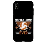 Best Line Judge Ever Funny Volleyball Arbitre Sport Team Fun Coque pour iPhone XS Max