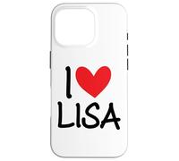 Best Lisa Ever Nom personnalisé Femme Fille BFF Friend Coque pour iPhone 16 Pro