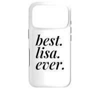 Best Lisa Ever Nom personnalisé Femme Fille BFF Friend Coque pour iPhone 17 Pro