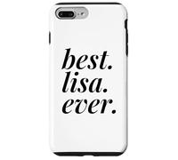 Best Lisa Ever Nom personnalisé Femme Fille BFF Friend Coque pour iPhone 7 Plus/8 Plus