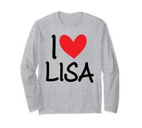 Best Lisa Ever Nom personnalisé Femme Fille BFF Friend Manche Longue