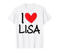 Best Lisa Ever Nom personnalisé Femme Fille BFF Friend T-Shirt