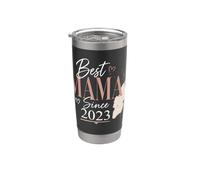 Best Mama Since 2023 Amour Fête des Mères Idée Cadeau 23 Gobelet isotherme en acier inoxydable double paroi