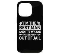 Best Man Mariage Groomsmen Funny Bridal Bachelor Party Coque pour iPhone 13 Pro