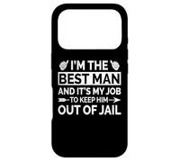 Best Man Mariage Groomsmen Funny Bridal Bachelor Party Coque pour iPhone 17 Pro